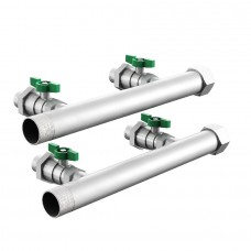 Коллектор Grundfos CMBE TWIN 1 1/2"х1 1/4" 4 вых., c шаровыми кранами, латунь